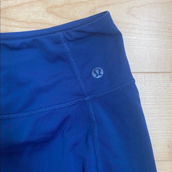 Blue Lululemon Quarter Length Yoga Pants - Picture 2 of 5